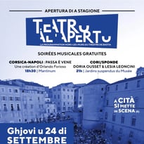 Apertura culturale 2026-2027, Teatru à l'apertu