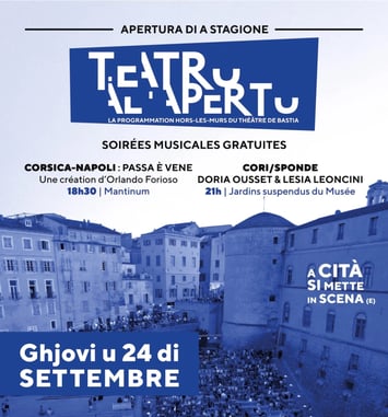 Apertura culturale 2026-2027, Teatru à l'apertu