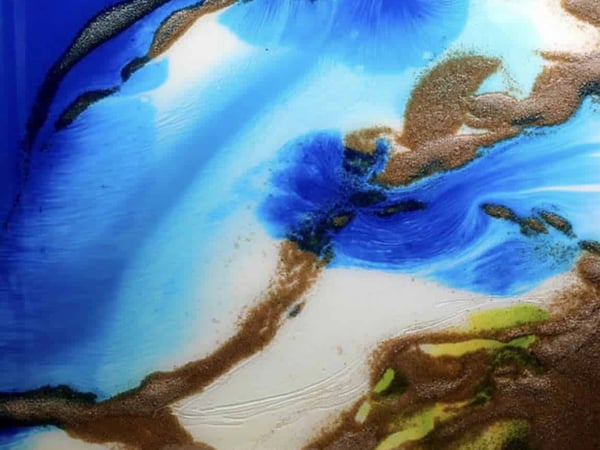 Résines et aquarelles, Régis Parriaux